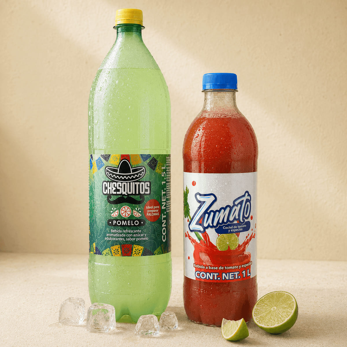 Zumato y Chesquitos — bebidas mexicanas